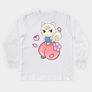 Peachy marshal Kids Long Sleeve T-Shirt